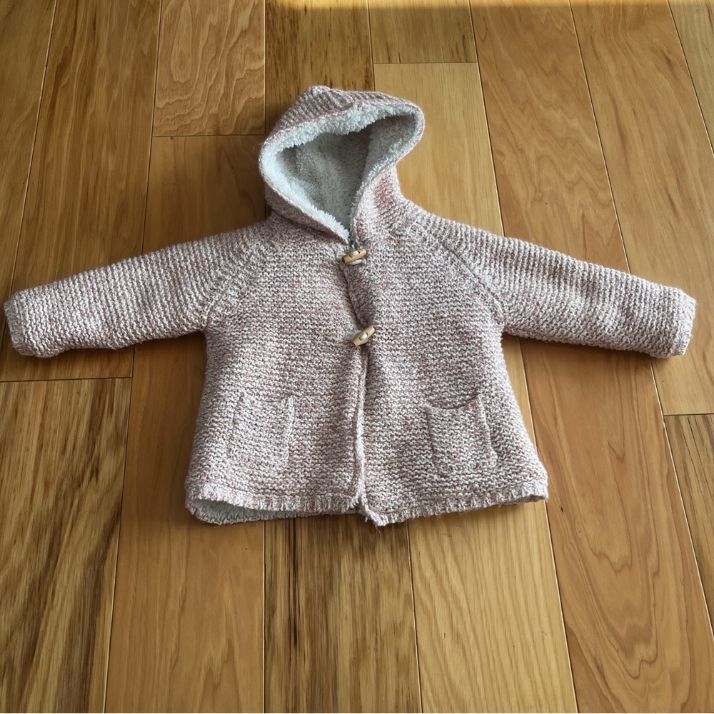 Zara knitted jacket with toggle closure